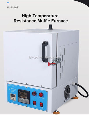 درجة حرارة عالية Ashing Lab فرن كهربائي دثر 1000C درجة LIYI