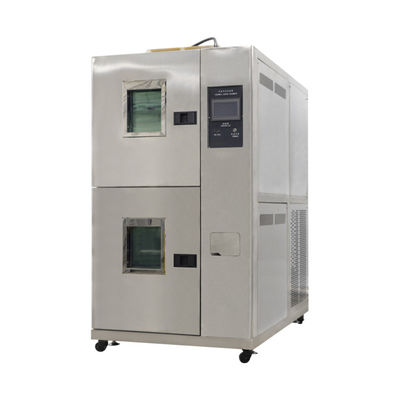 LIYI 2 منطقة نوع غرفة اختبار الصدمات الحرارية خزانة تحفظ درجة الحرارة العالية والمنخفضة