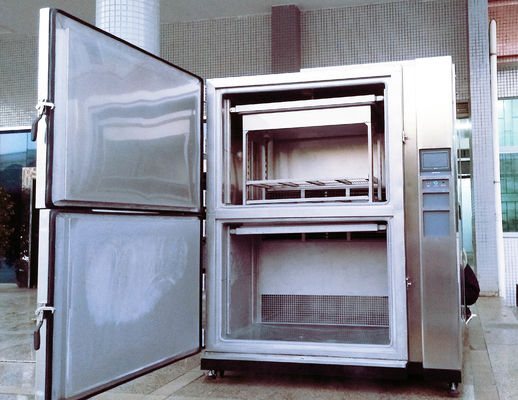 غرف الصدمات الحرارية المبردة بالماء LIYI 300 لتر -65 إلى +180 ℃ معدات الاختبار الحراري
