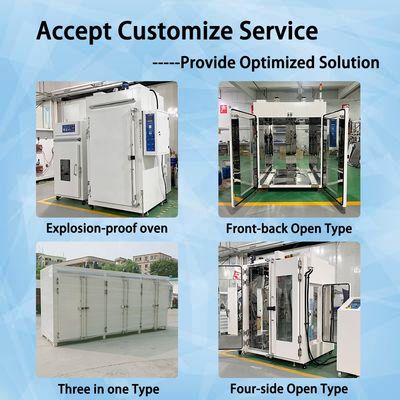 فرن التجفيف الصناعي 800C التدفئة الكهربائية SUS304 PID التحكم