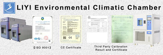 Liyi درجة حرارة ثابتة الرطوبة الأدوات البيئية الاستقرار القياسية غرفة اختبار البيئة المصنعين