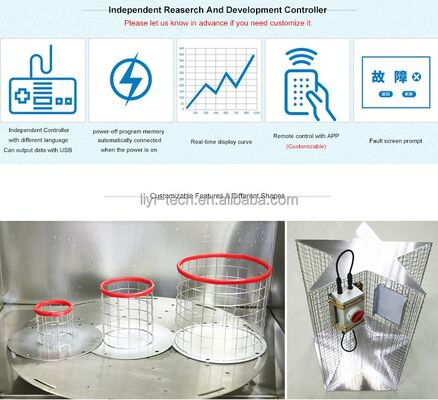 معدات اختبار Liyi Ipx4، آلة اختبار مقاومة الماء، غرفة اختبار المطر معدات اختبار مقاومة رش المياه